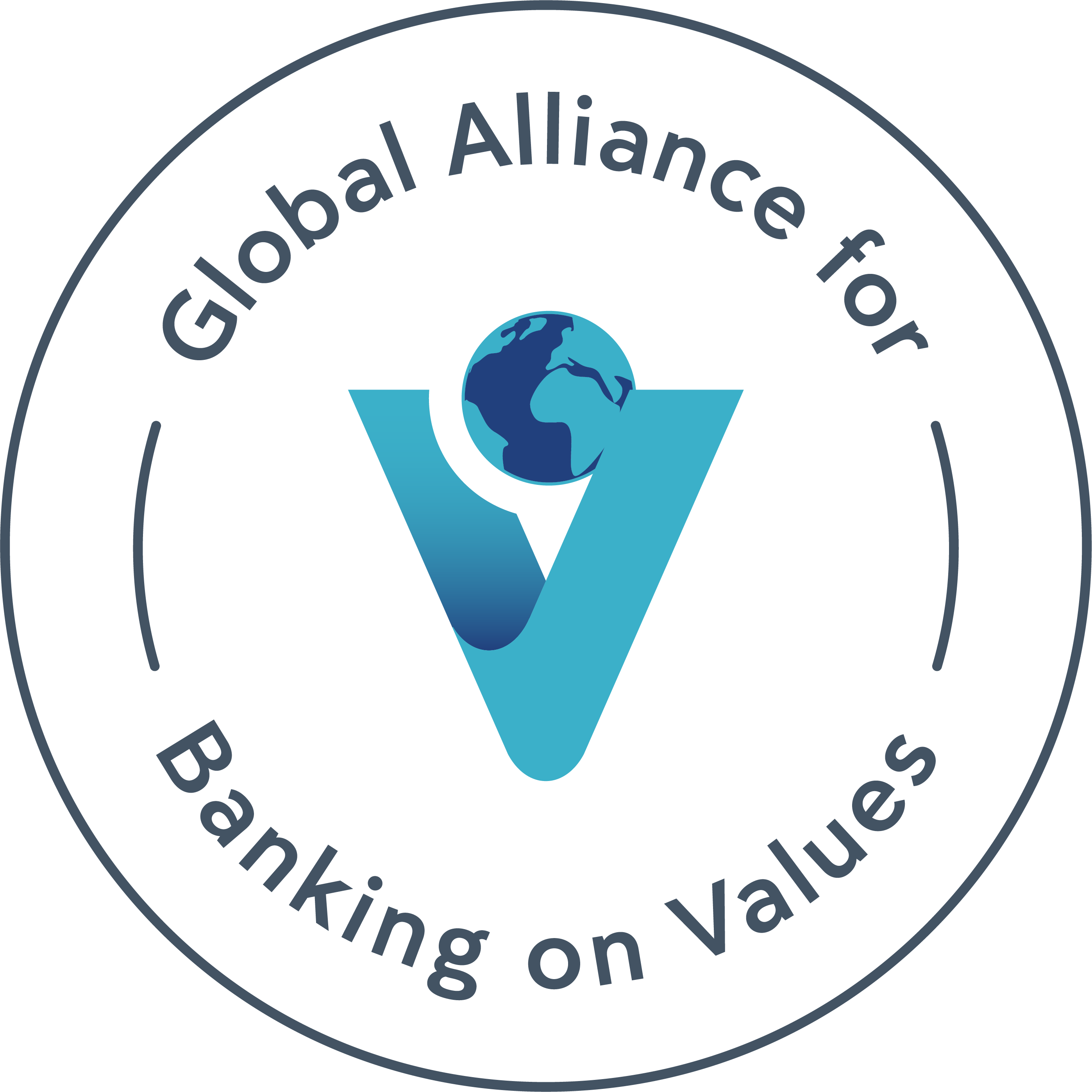 Global Alliance for Banking on Values decorative logo Global Alliance for Banking on Values decorative logo