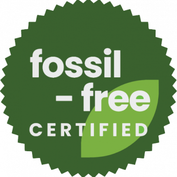 Fossil Free Certification Logo